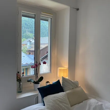 Hypercentre Balcon Avec Vue Sur Les Aiguilles شامونكس